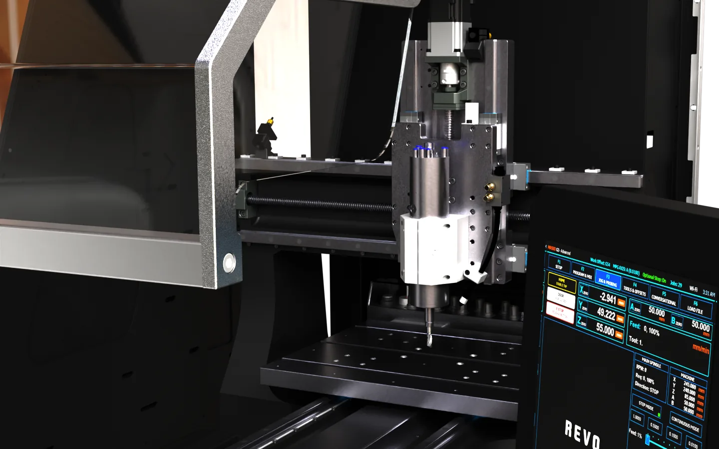 REVO engineering and machine structure